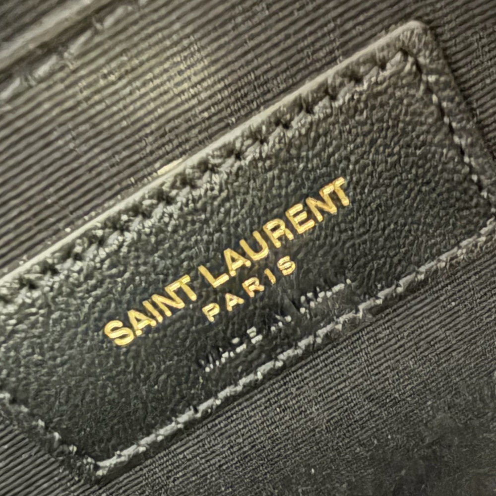 Saint Laurent Leopard Print Wristlet - Picture 3 of 7